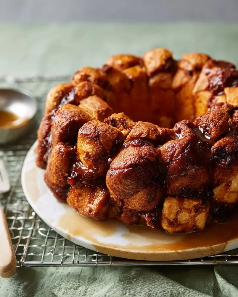 Best Monkey Bread 2 Hands assembling balls of dough coated in cinnamon sugar for monkey bread