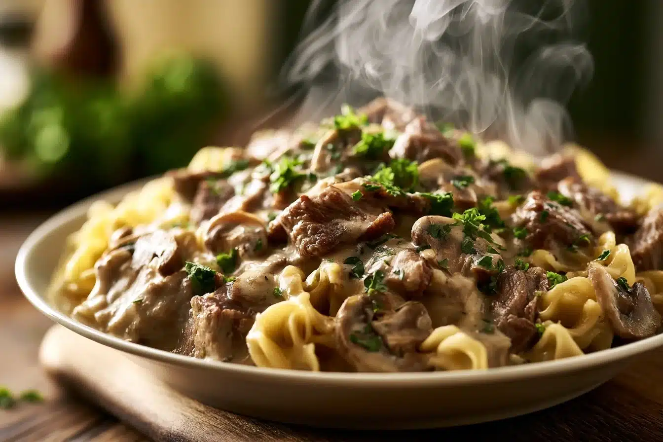 Delicious Beef Stroganoff 3 Delicious Beef Stroganoff cooking