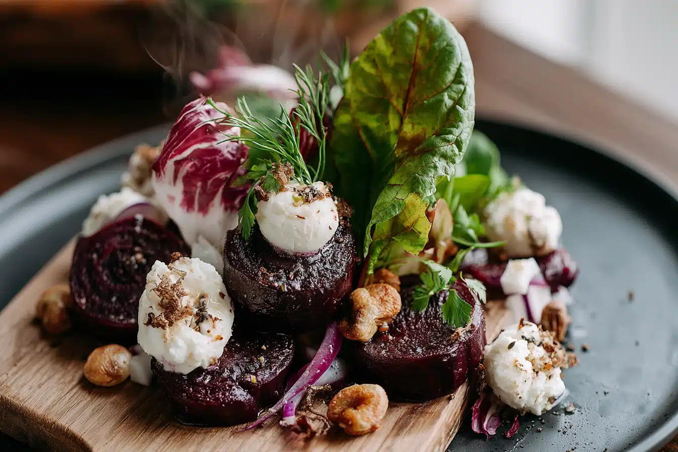 Beet and Goat Cheese Salad 2 Beet and Goat Cheese Salad