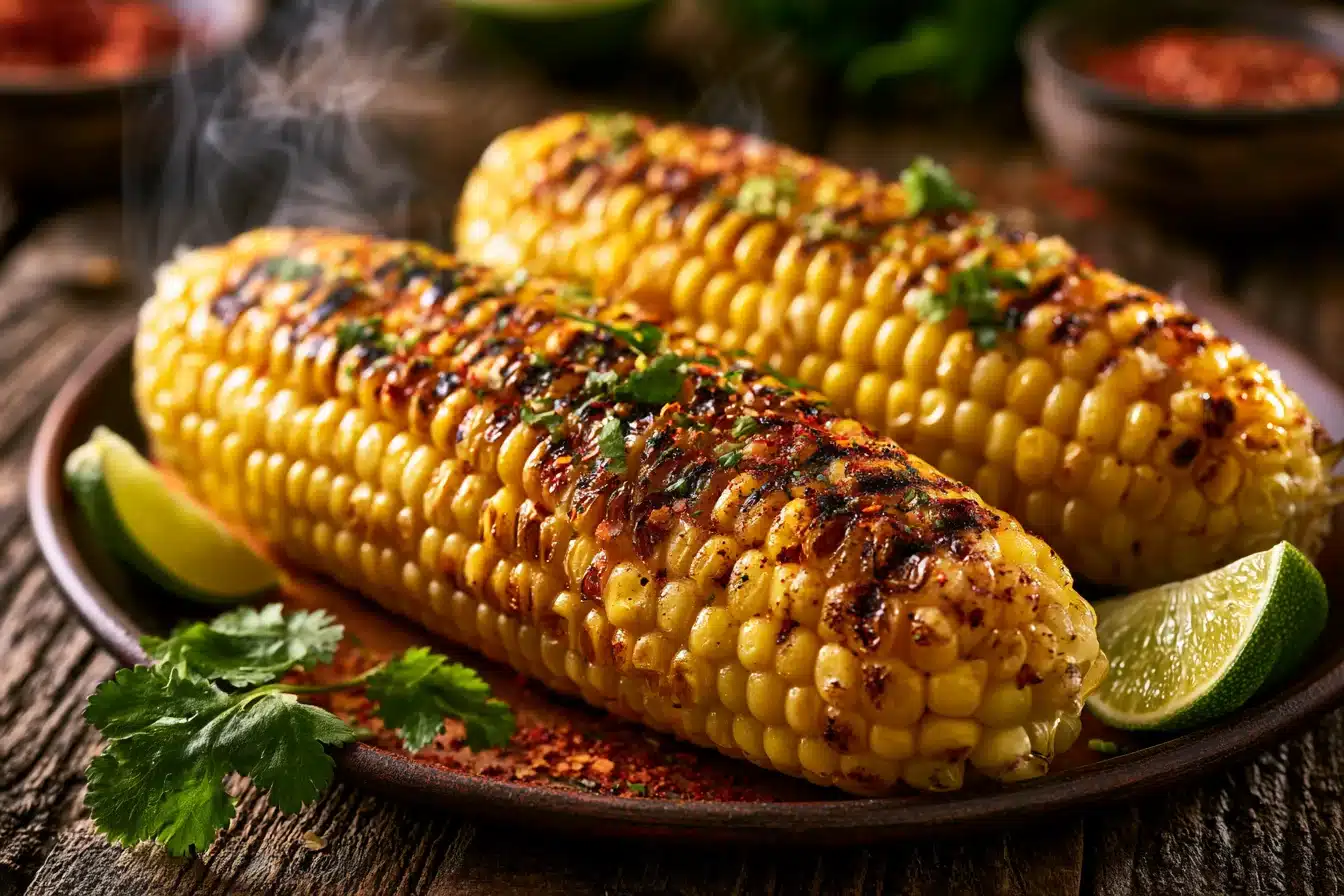 Chili Lime Grilled Corn 2 Chili Lime Grilled Corn