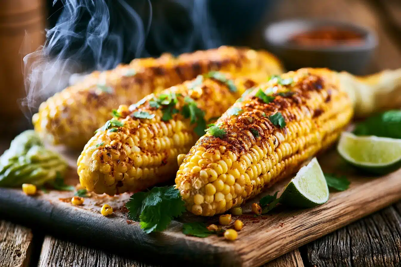 Chili Lime Grilled Corn 3 Chili Lime Grilled Corn