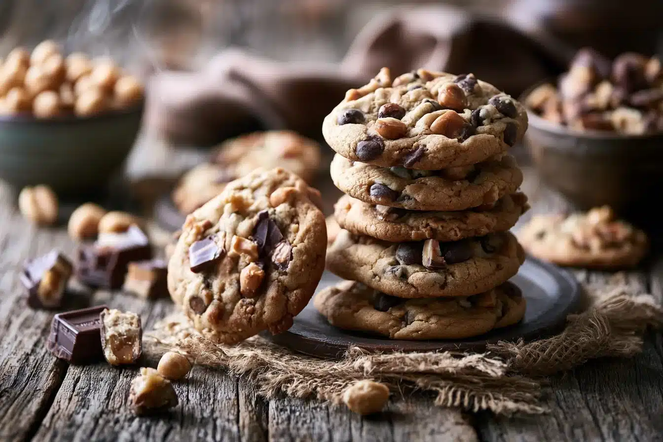 Snickers Chocolate Chip Cookies Recipe 3 Snickers Chocolate Chip Cookies Recipe