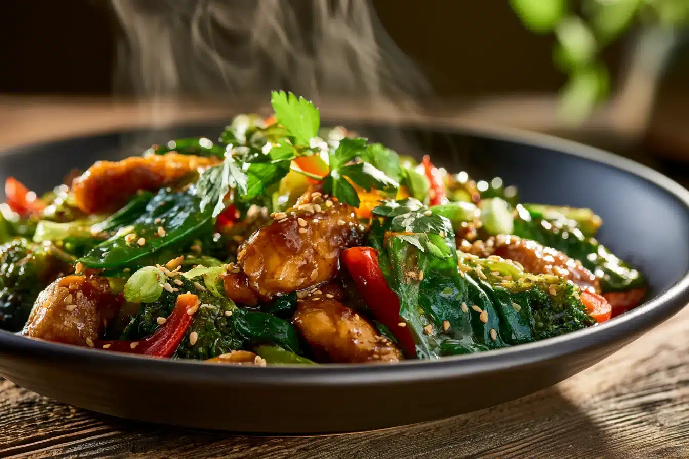 Teriyaki Chicken Stir-Fry with Vegetables 2 Teriyaki Chicken Stir-Fry with Vegetables