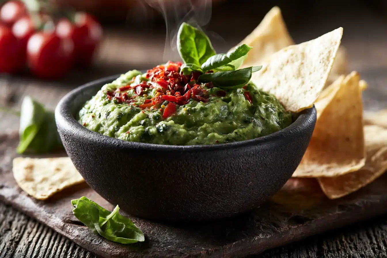 Creamy Avocado Spinach Dip with Tortilla Chips 3 Creamy Avocado Spinach Dip with Tortilla Chips