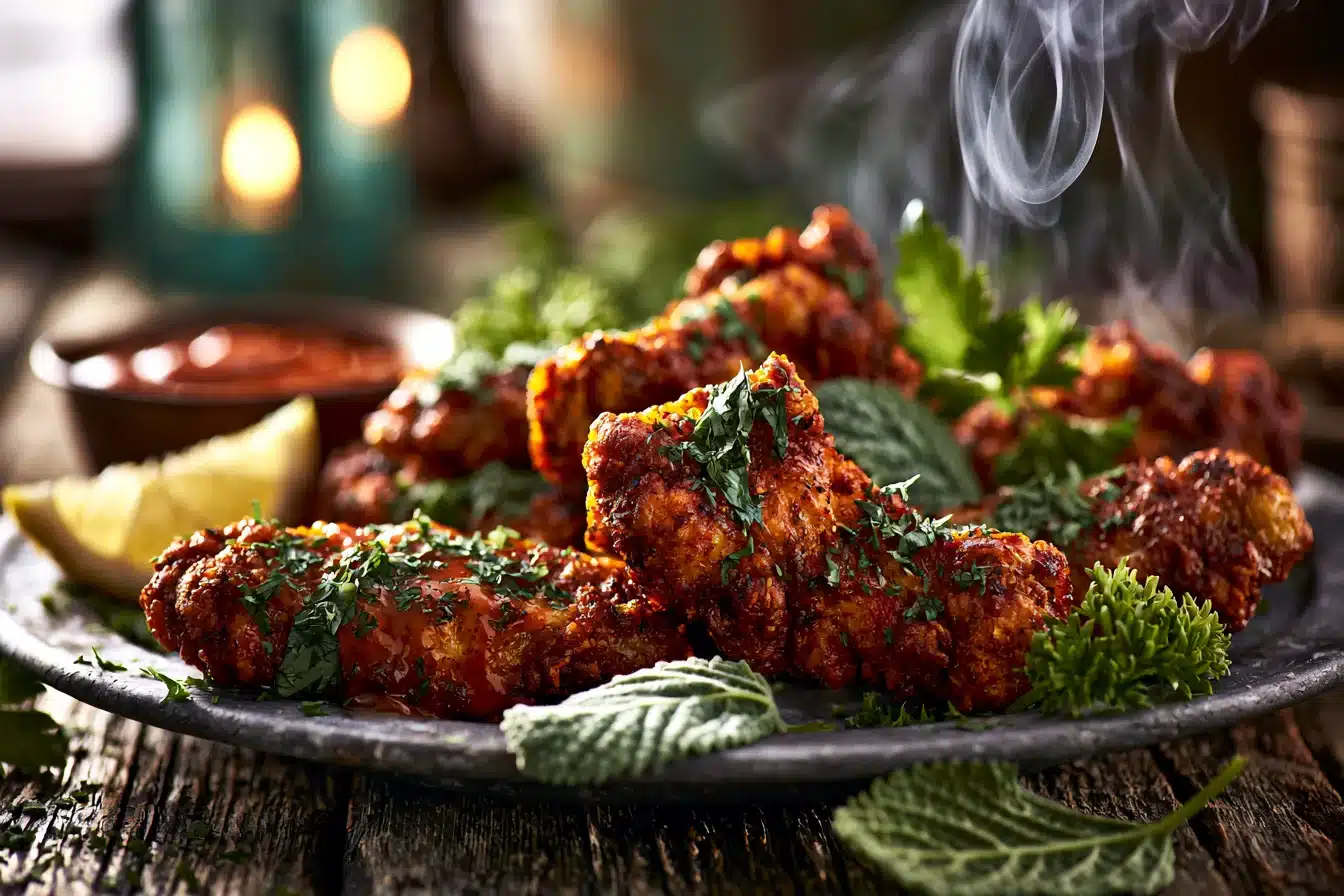 Crispy Air Fryer Chicken Wings with Buffalo Sauce 3 Crispy Air Fryer Chicken Wings with Buffalo Sauce