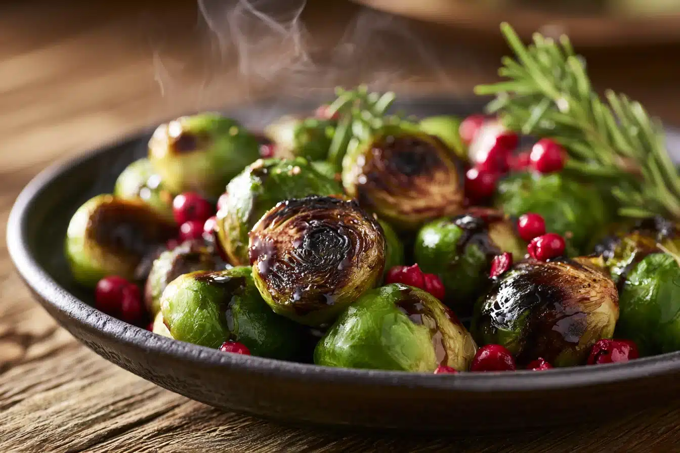 Honey Balsamic Brussels Sprouts 2 Honey Balsamic Brussels Sprouts