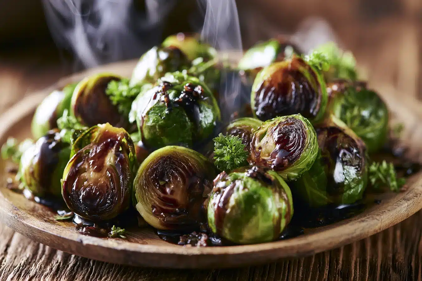 Honey Balsamic Brussels Sprouts 3 Honey Balsamic Brussels Sprouts