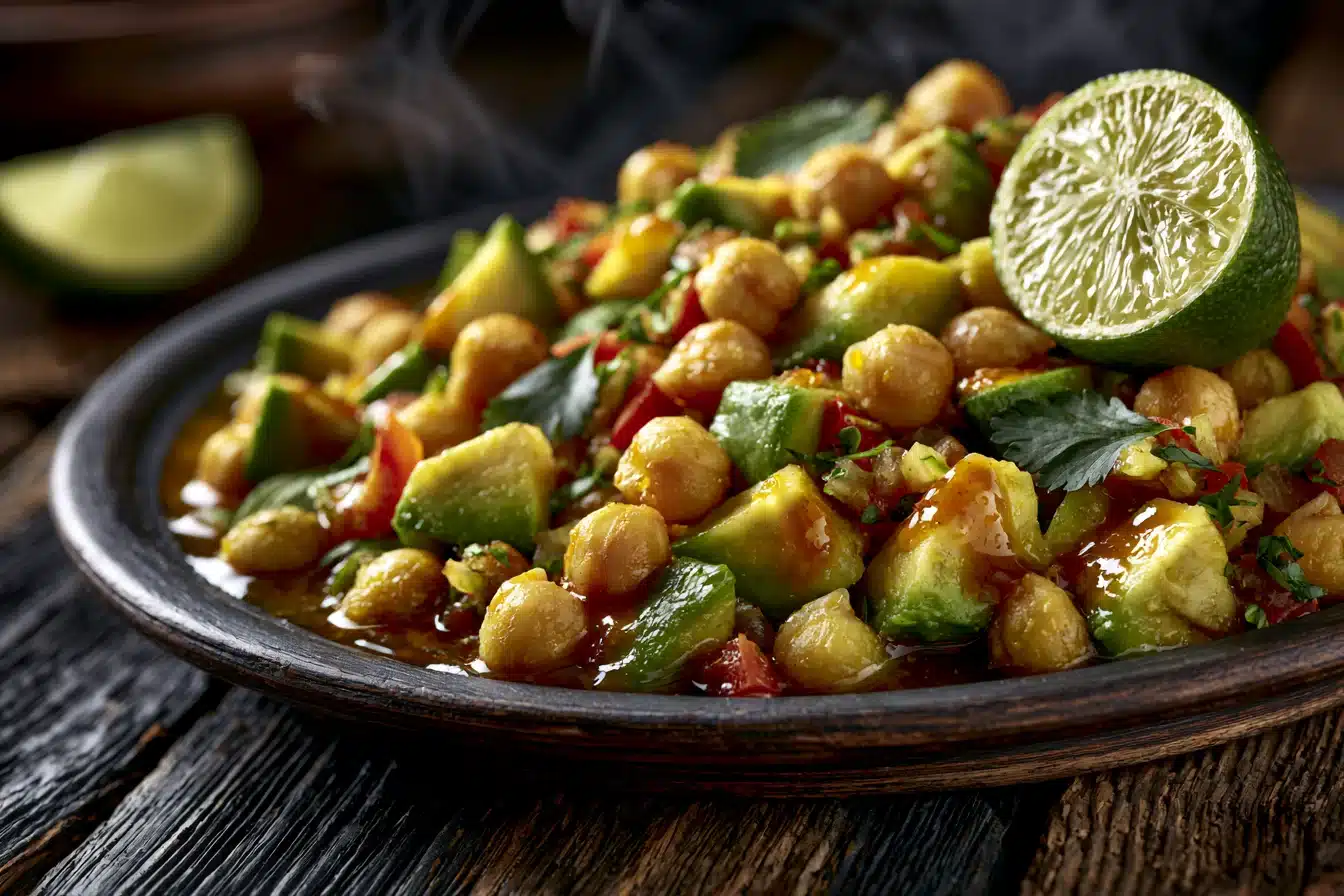 Zesty Avocado Chickpea Salad with Lime 2 Zesty Avocado Chickpea Salad with Lime