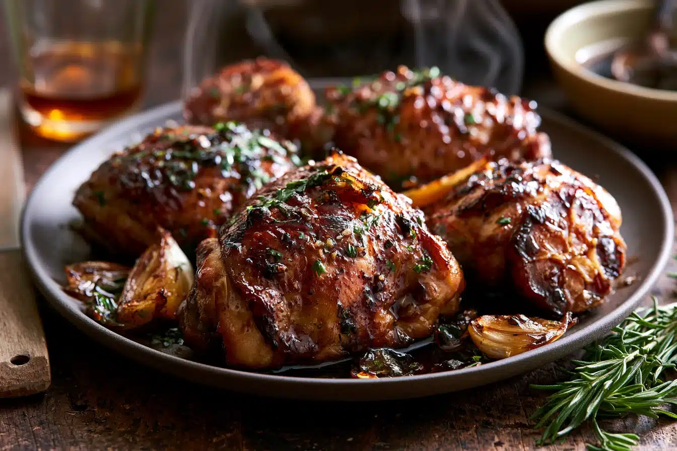 Honey Balsamic Glazed Chicken Thighs 3 Honey Balsamic Glazed Chicken Thighs