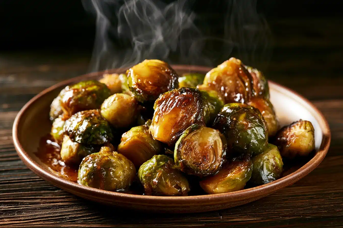 Maple Cinnamon Roasted Brussels Sprouts 3 Maple Cinnamon Roasted Brussels Sprouts