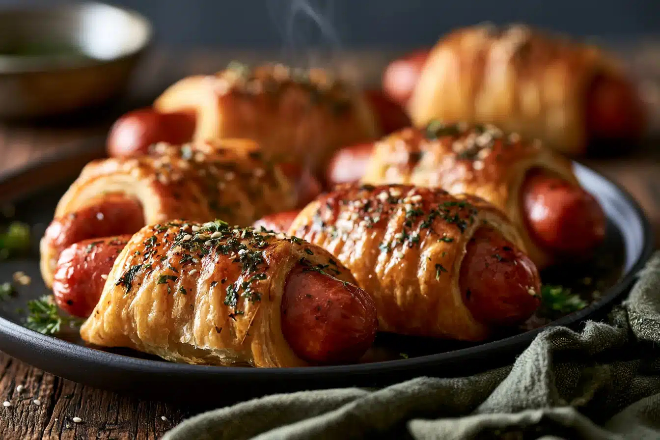Easy Pigs in a Blanket with Puff Pastry 3 Easy Pigs in a Blanket with Puff Pastry